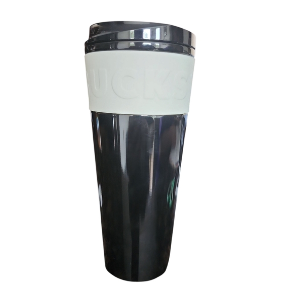 STARBUCKS | Black White Logo Steel Thermos - Picture 2 of 7